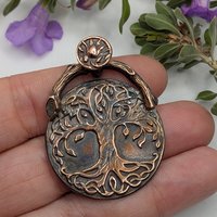 Copper Tree of Life pendant