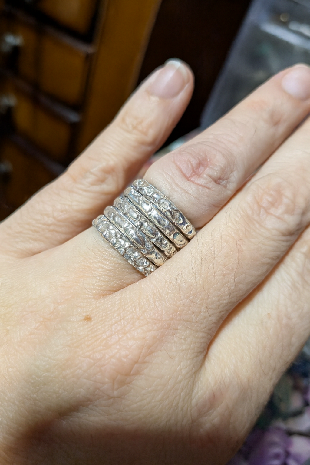 Mystery stacker ring