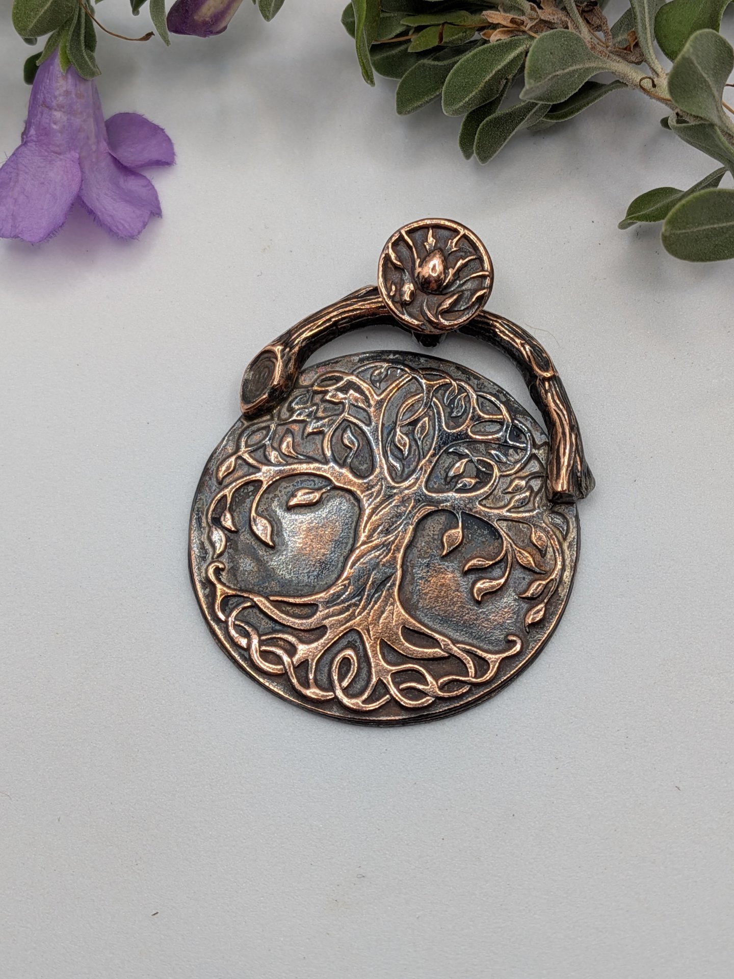 Copper Tree of Life pendant