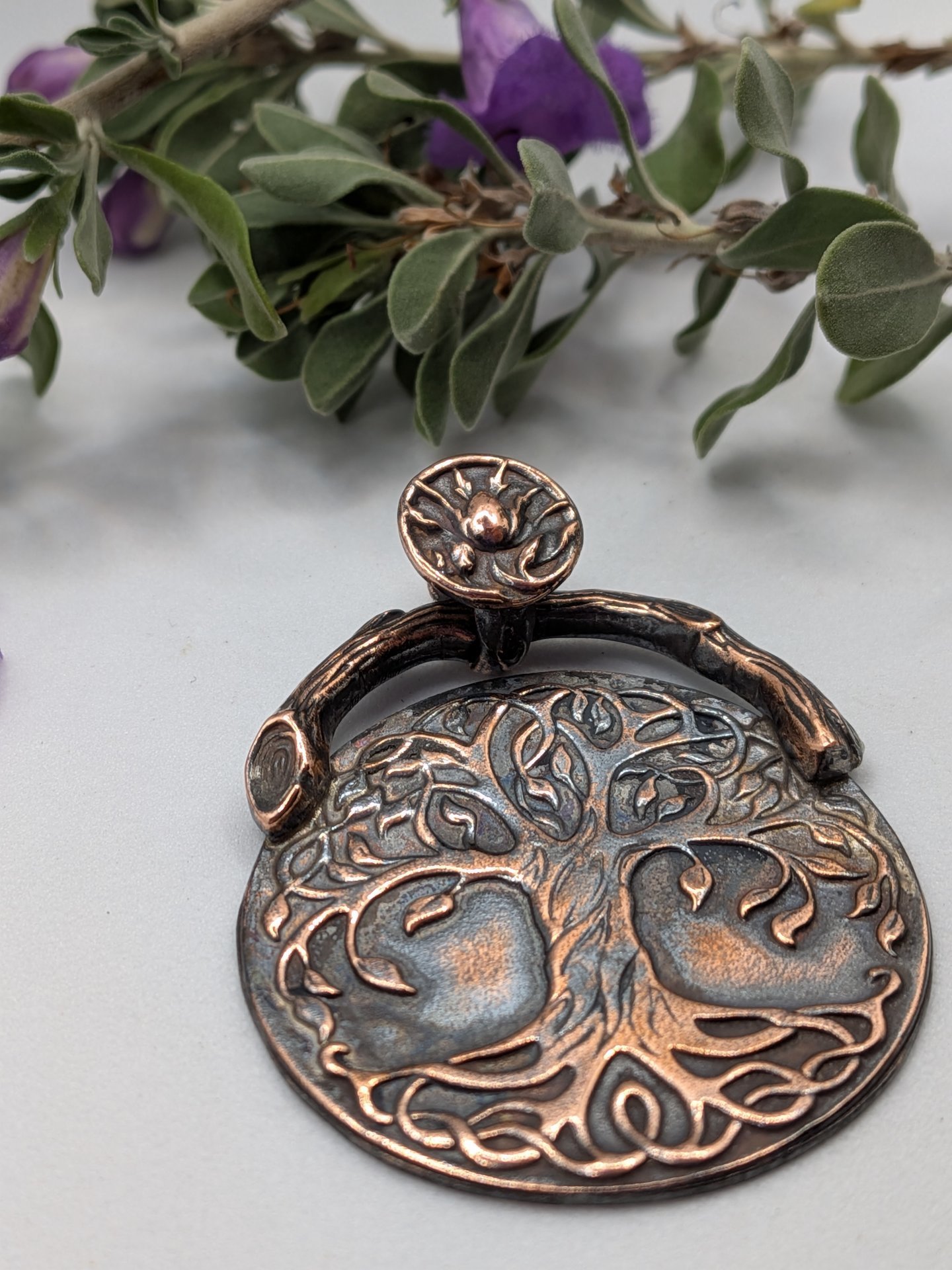 Copper Tree of Life pendant
