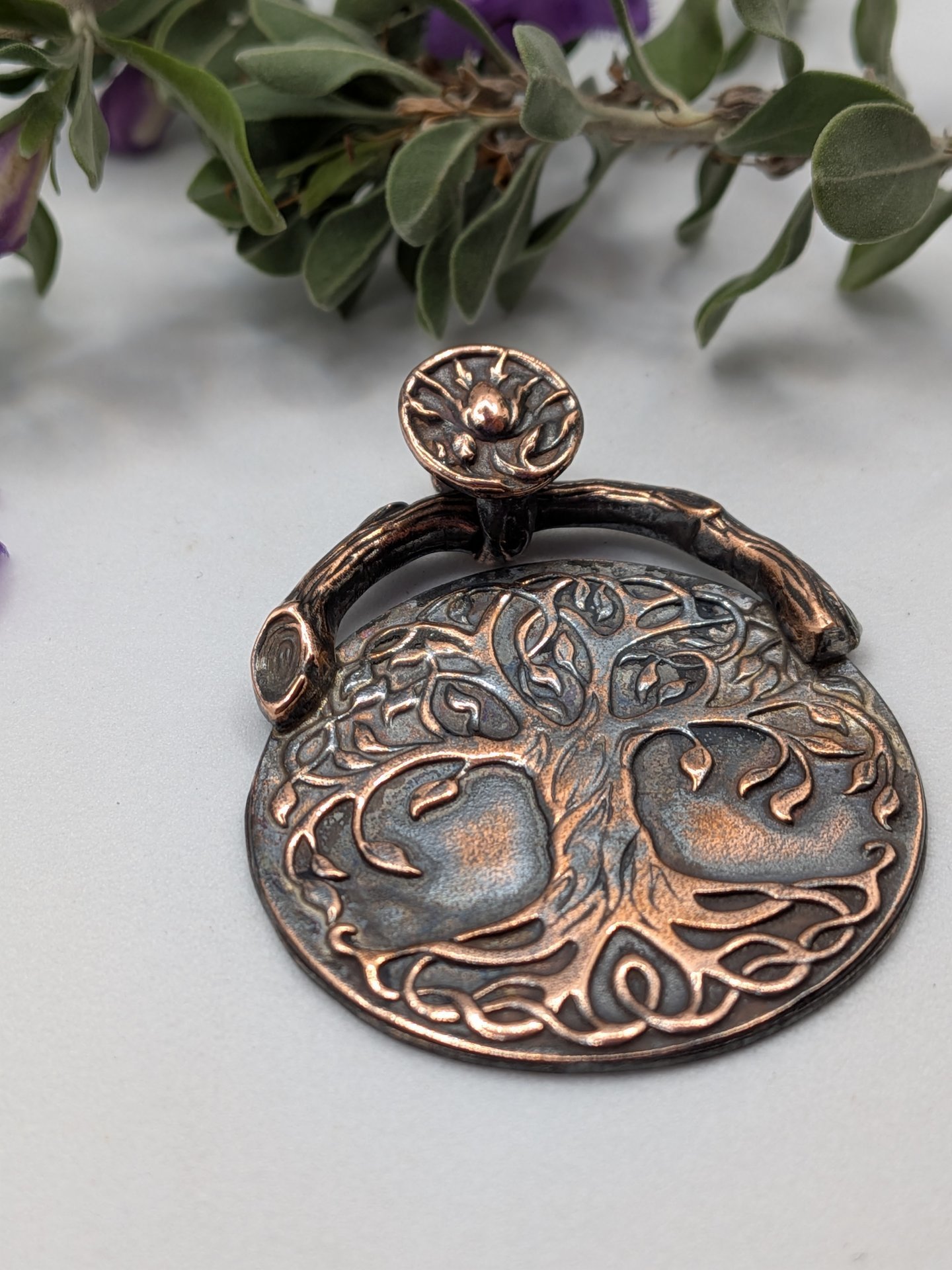 Copper Tree of Life pendant
