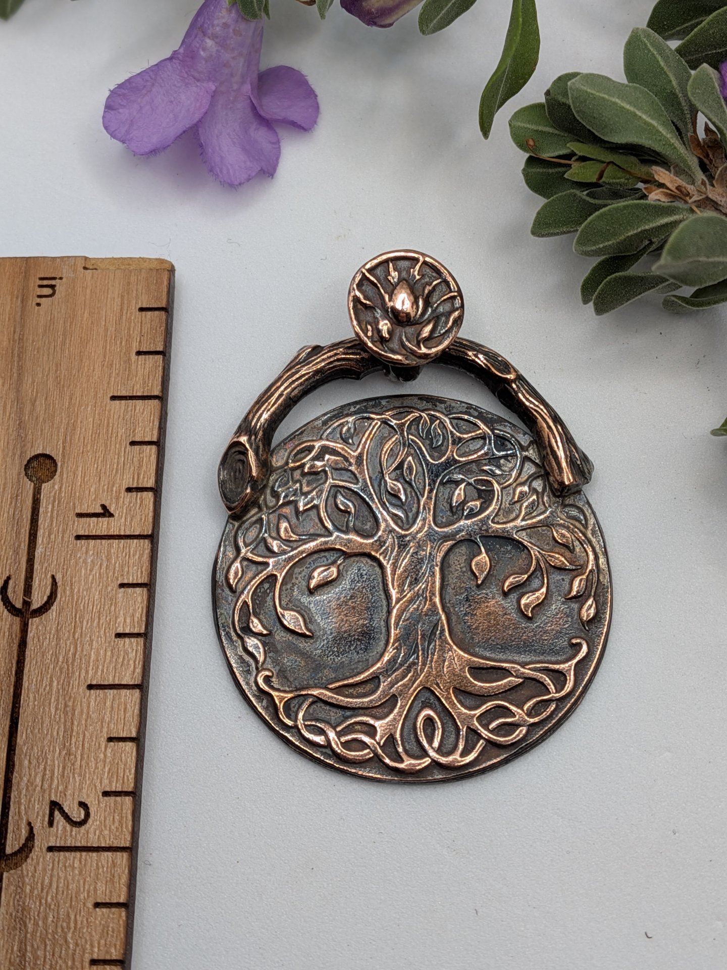 Copper Tree of Life pendant