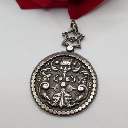 "Hidden Faces" French Renaissance Revival pendant